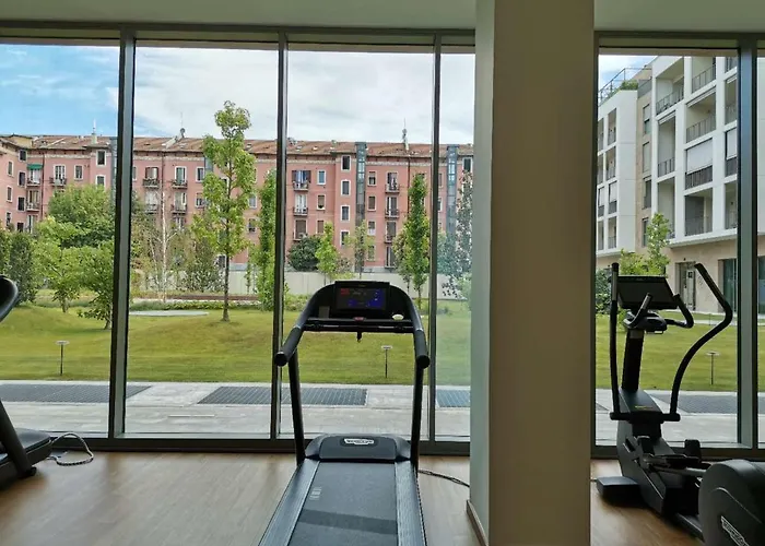 Apartman Casa Ampere Milánó